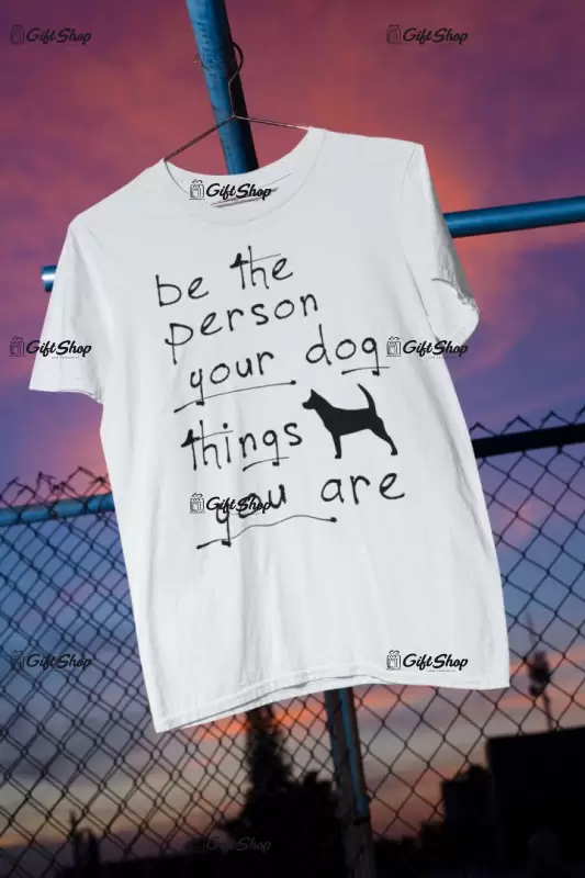 Be the person, tricou cu mesaj