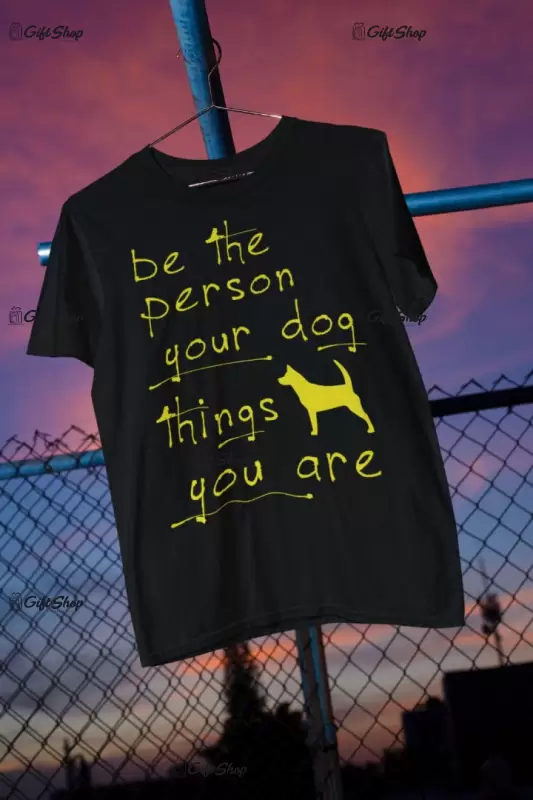 Be the person, tricou cu mesaj