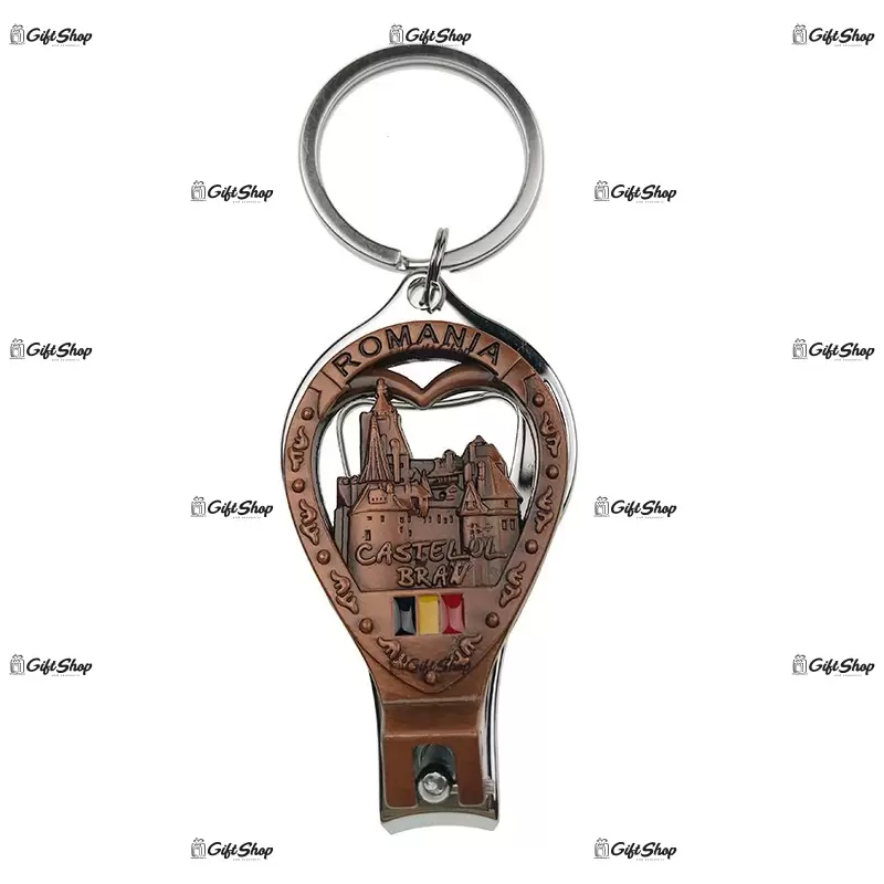 Castelul bran, breloc cu unghiera