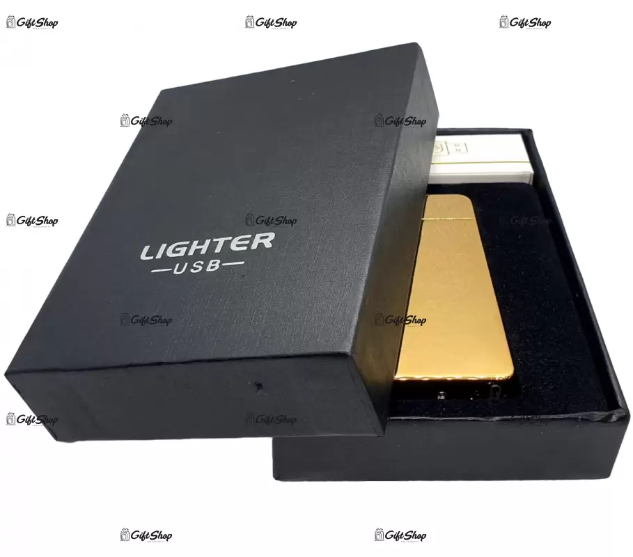Bricheta gold, incarcare usb, se poate personaliza