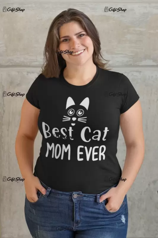 Best cat mom, tricou cu mesaj, tgs0234