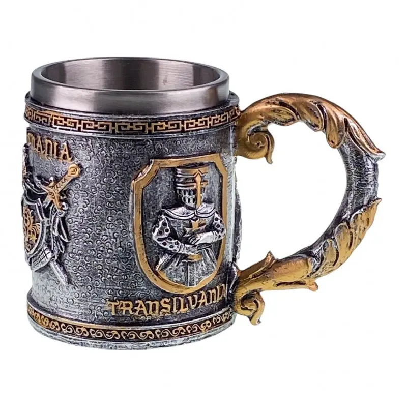 Transilvania, romania, cana din metal si rasina