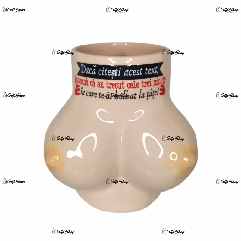 Cana ceramica in forma de tate