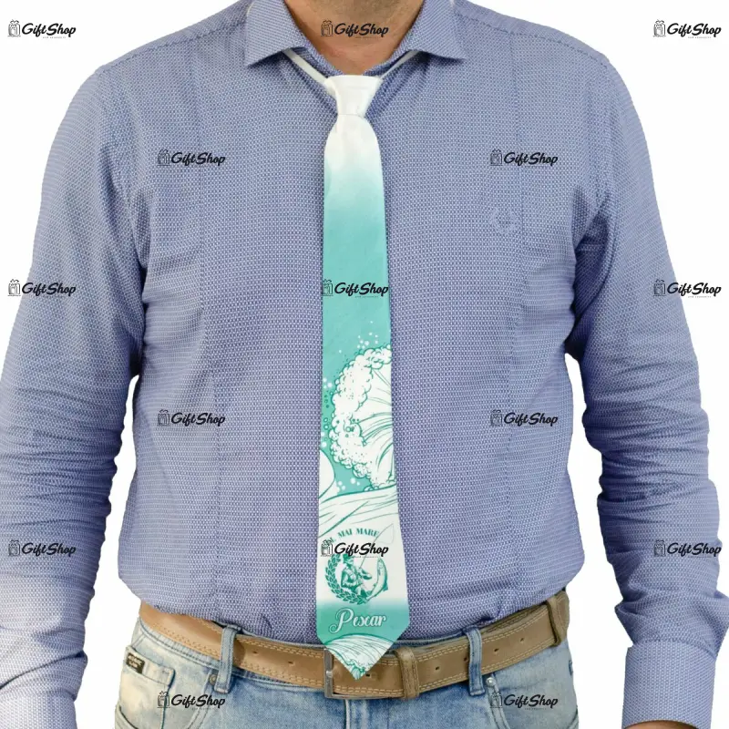 Cel mai mare pescar din lume, cravata cu mesaj