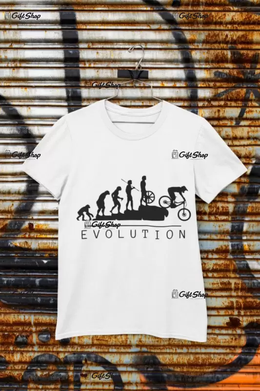 Evolution, tricou cu mesaj