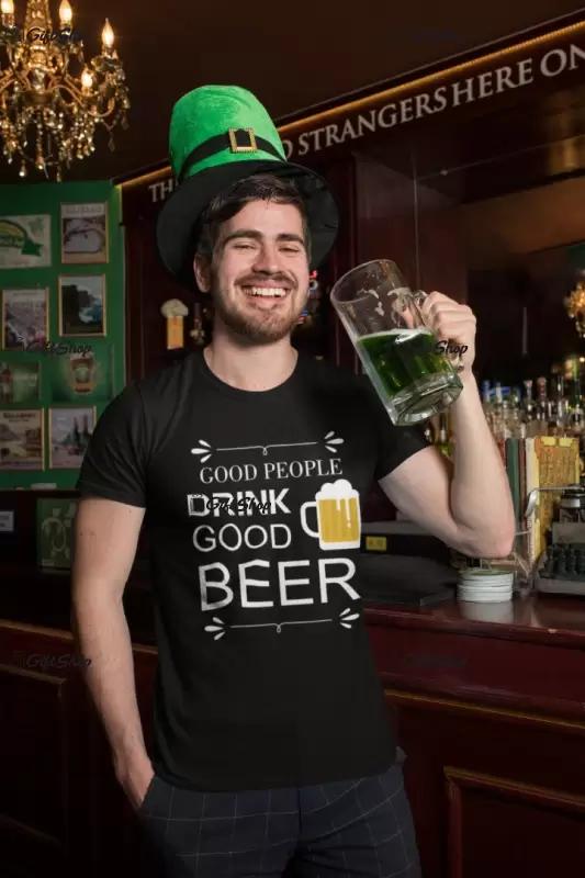 Good people drink good beer, tricou cu mesaj