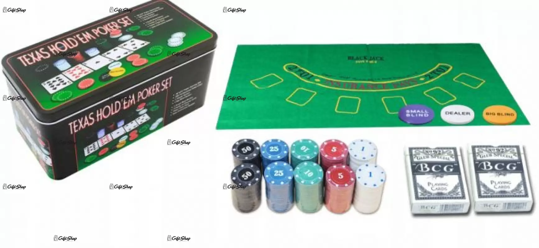 Set poker texas  200 jetoane