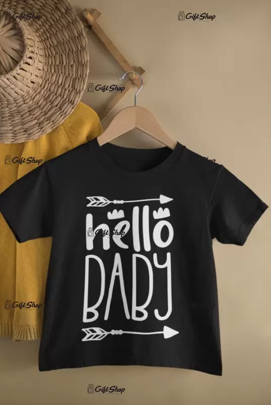 Hello baby, tricou cu mesaj