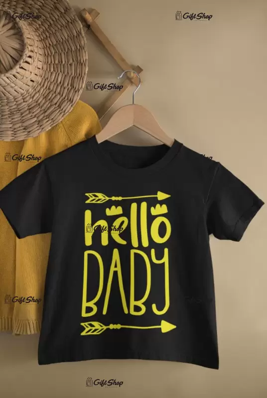 Hello baby, tricou cu mesaj