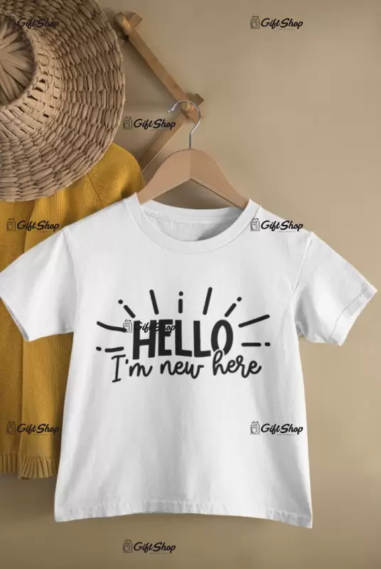 Hello i`m new here..., tricou cu mesaj