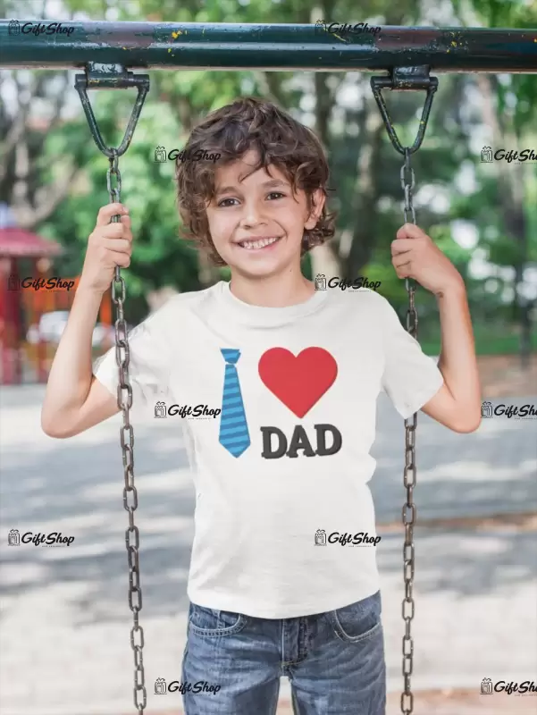 I love dad, tricou cu mesaj