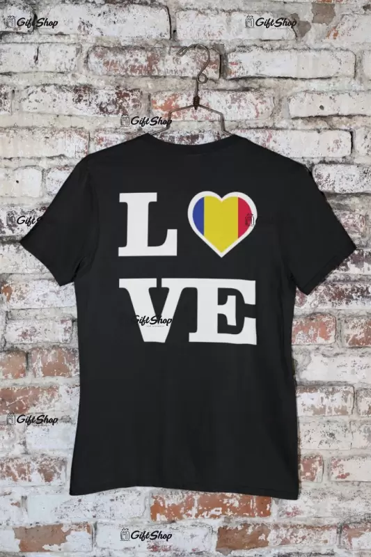 Love romania, tricou cu mesaj