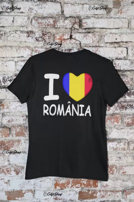 I love romania, tricou cu mesaj, model 2