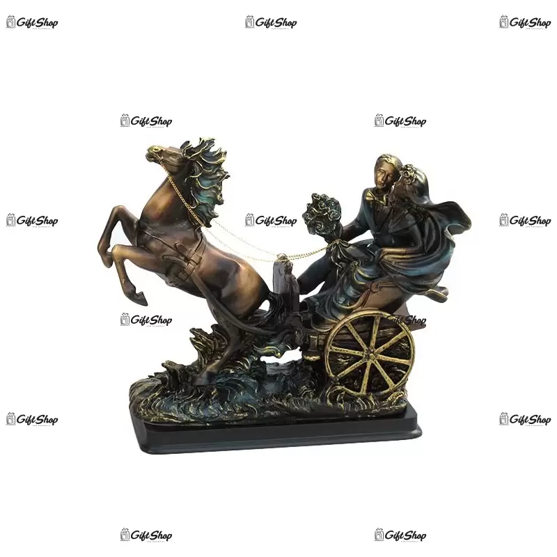 Statueta indragostiti in trasura realizata din rasina