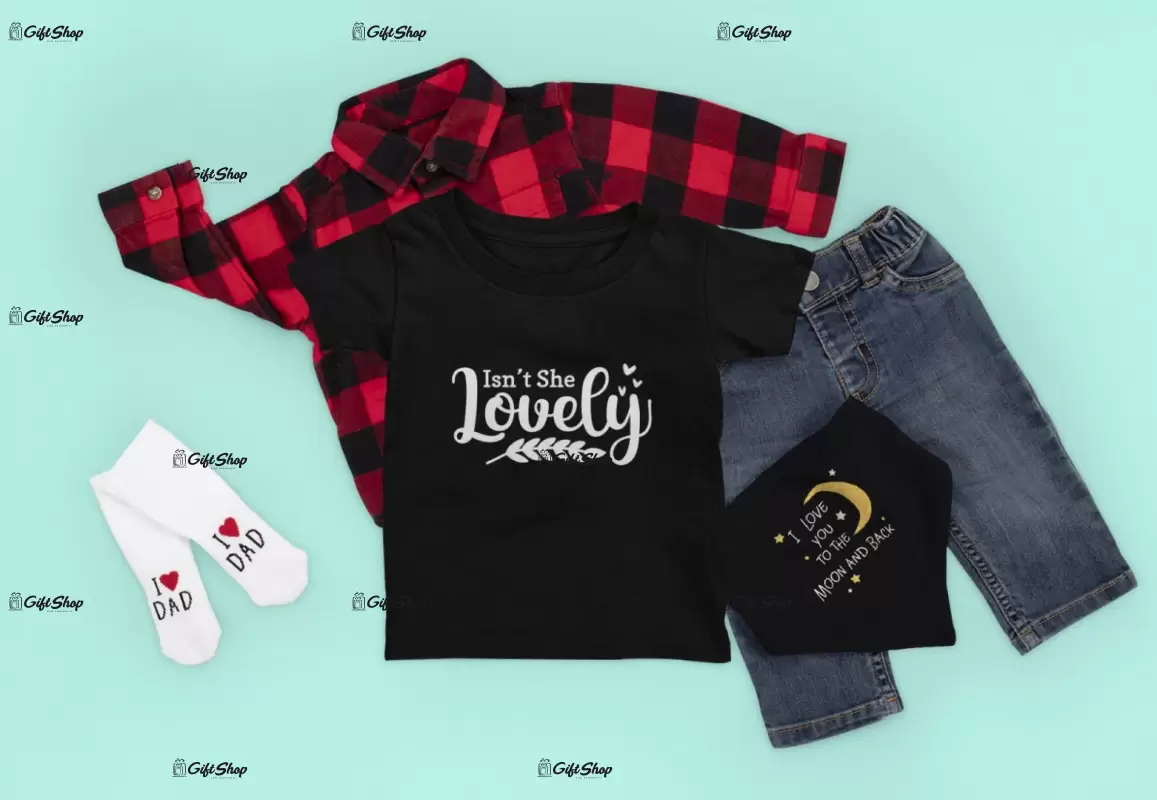 Isn`t she lovely, tricou cu mesaj