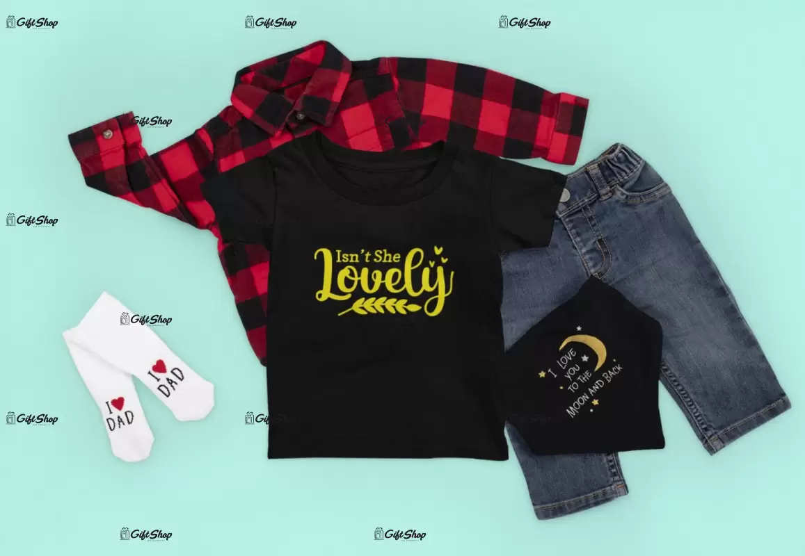 Isn`t she lovely, tricou cu mesaj