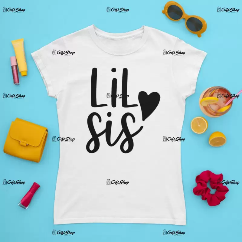 Lil sis, tricou cu mesaj c