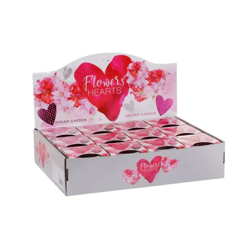 Bartek candles, flower’s heart, lumanare parfumata in pahar de sticla