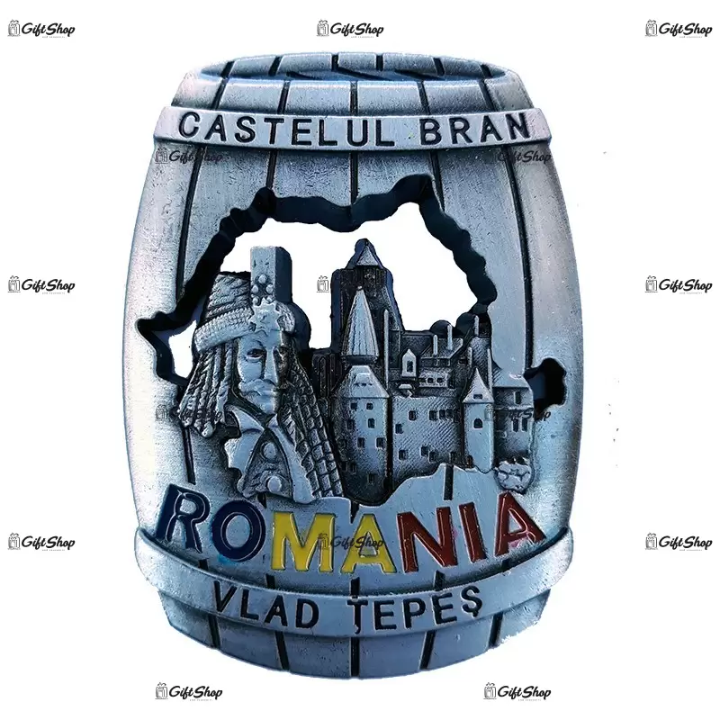 Magnet forma butoi, castelul bran