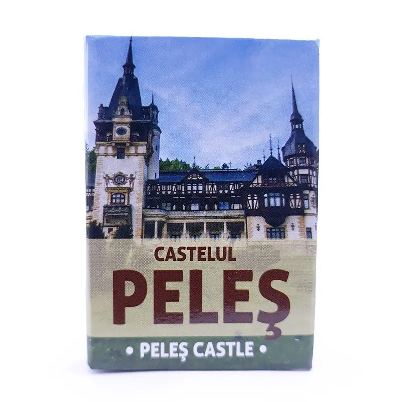 Castelul peles, magnet carte bilingv