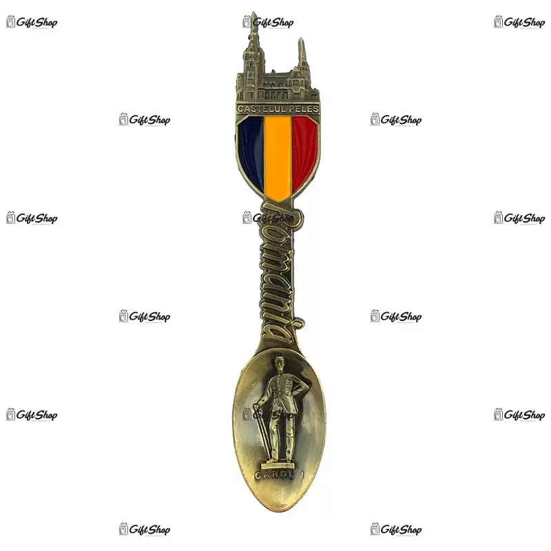 Castelul peles, magnet forma lingurita, model 2