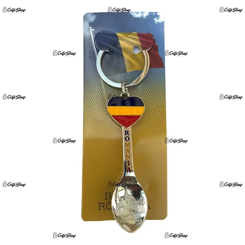 Breloc lingurita tricolor - castelul corvinilor