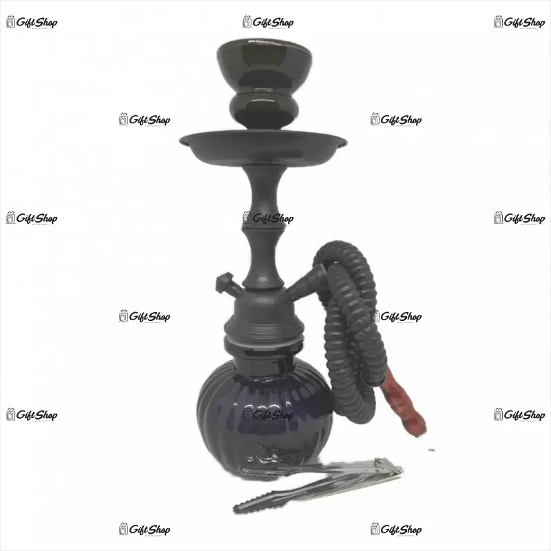 Narghilea 1 furtun, model regge, culoare negru