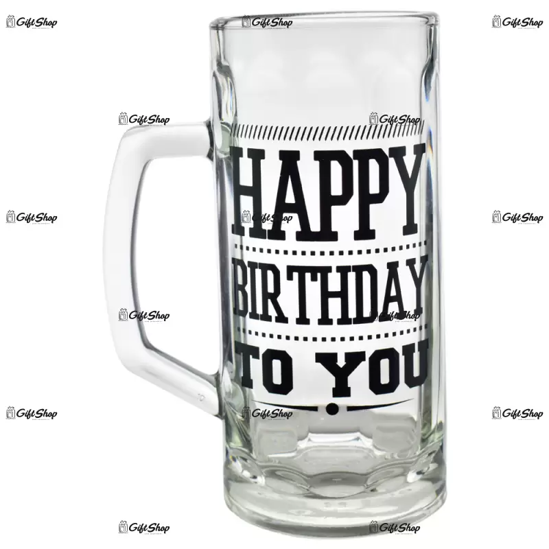Happy birthday to you, halba cu mesaj
