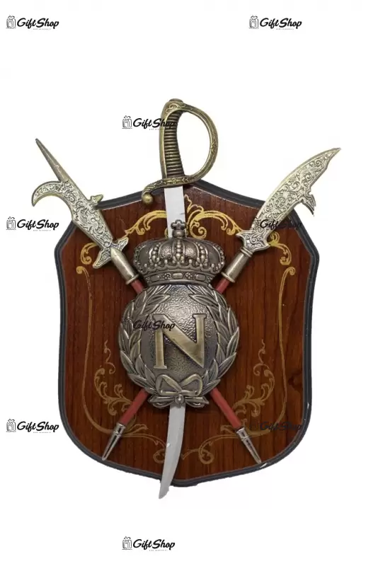 Panoplie perete cu sabii decor b