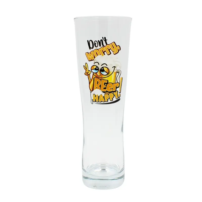 Don`t worry bear happy, pahar bere cu mesaj