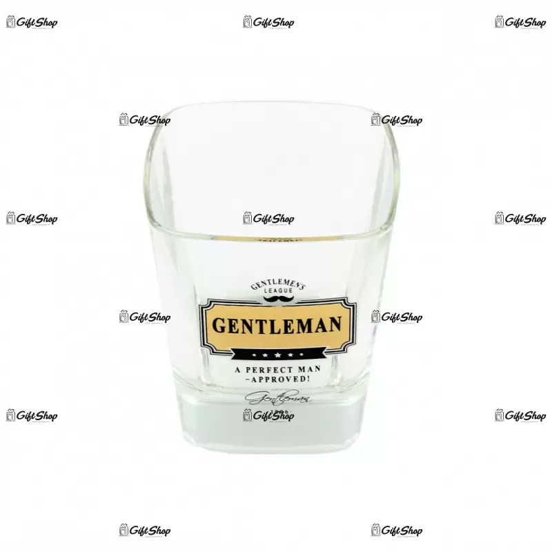 A perfect man , approved!, pahar de whiskey, un adevarat gentelmen club