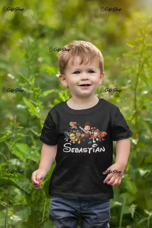 Paw patrol, se poate schimba numele, tricou cu mesaj