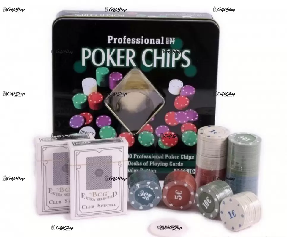 Set poker texas  100 jetoane b