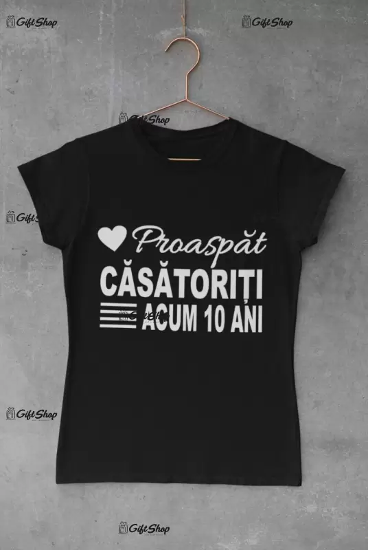 Proaspat casatoriti, tricou cu mesaj