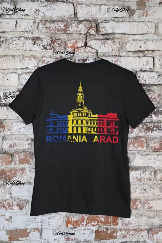 Romania arad primaria tricolor, tricou cu mesaj