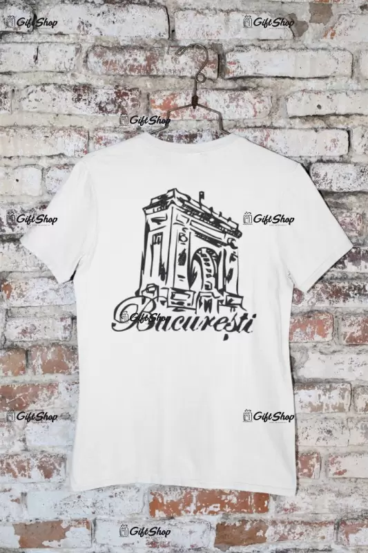 Bucuresti arcul de triumf, tricou cu mesaj