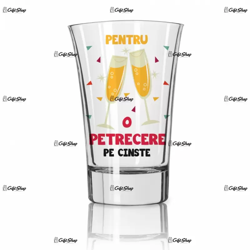 Petrecere pe cinste, set 2 shot-uri cu mesaje