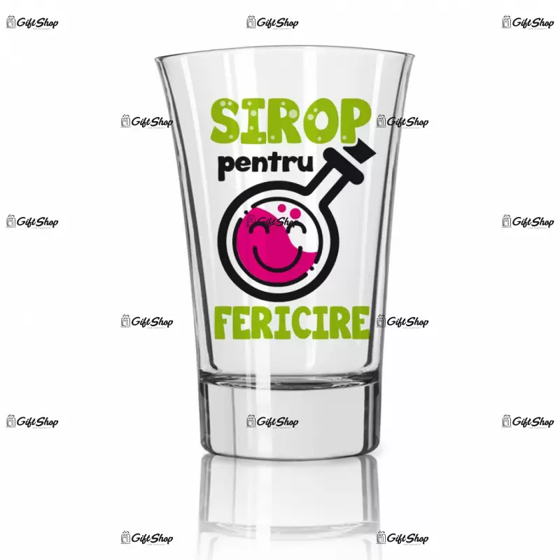 Sirop pentru fericire, set 2 shot-uri cu mesaje