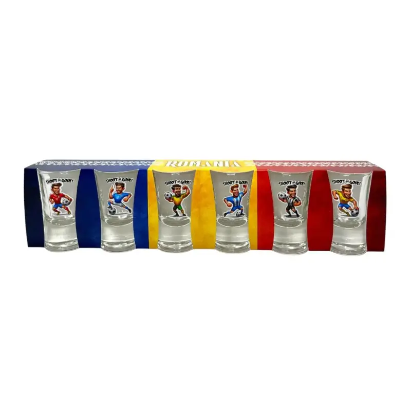 Fotbalist, set 6 pahare pentru tarie