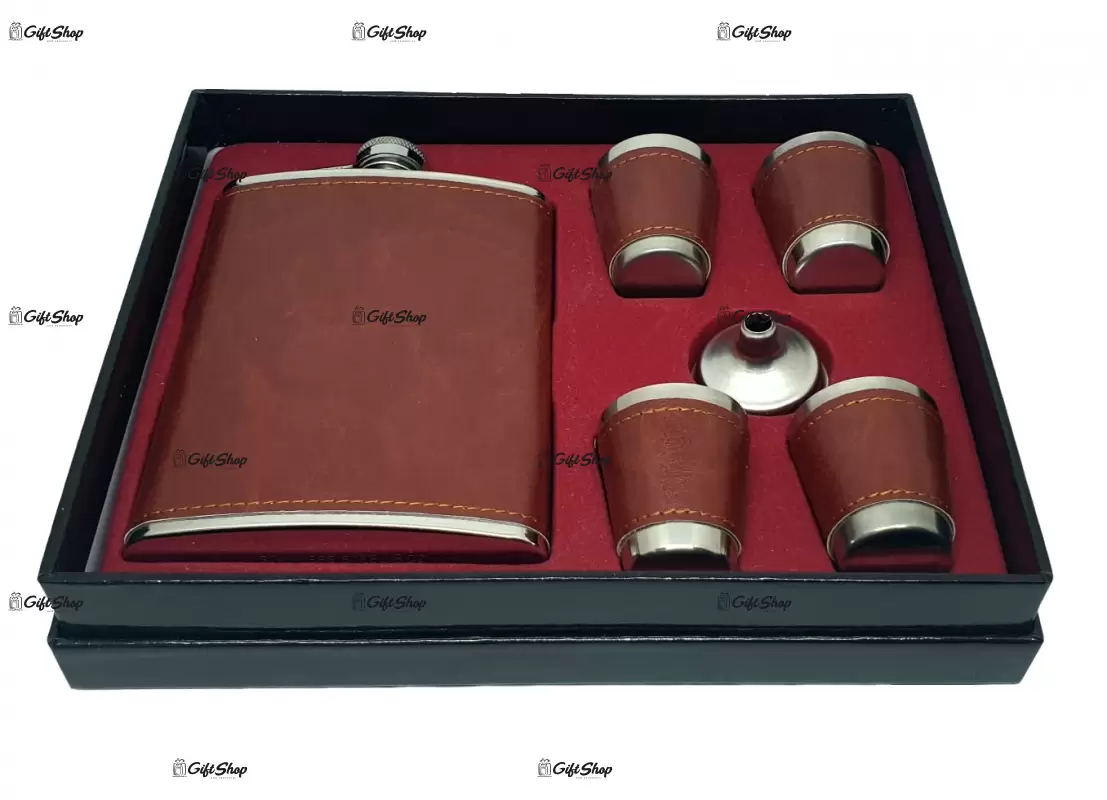 Set cadou 5 piese brown