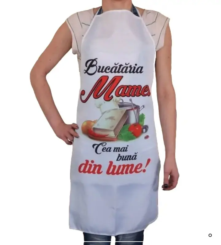 Bucataria mamei, sort cu mesaj