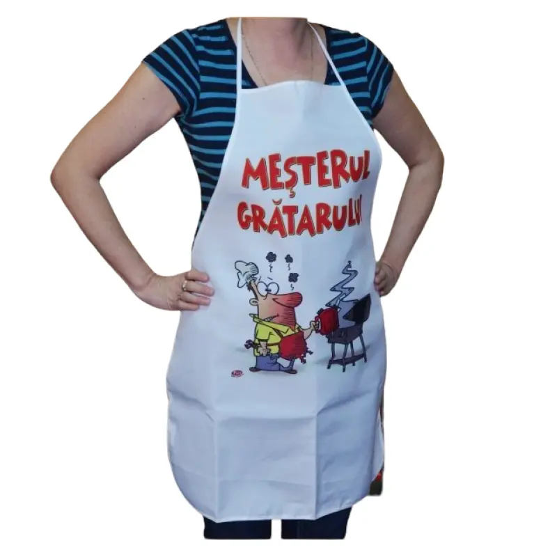 Mesterul gratarului, sort cu mesaj
