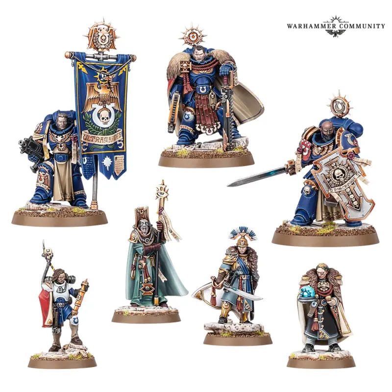 Captain titus & the wardens of ultramar, model 55-76