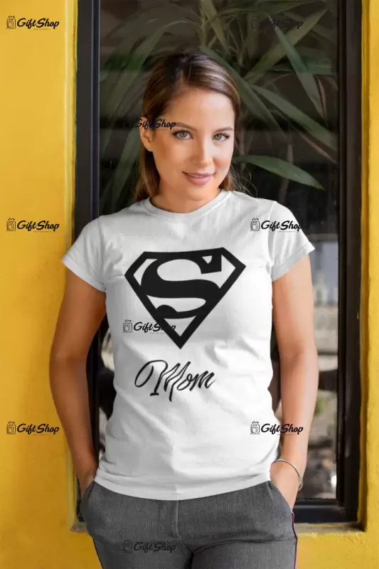 Super mom, tricou cu mesaj