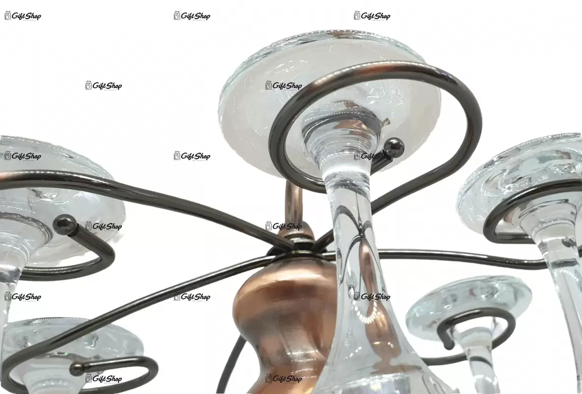 Suport din metal pentru 6 pahare