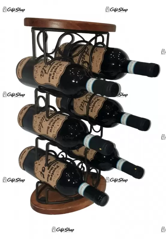 Etajera pentu 6 sticle vin