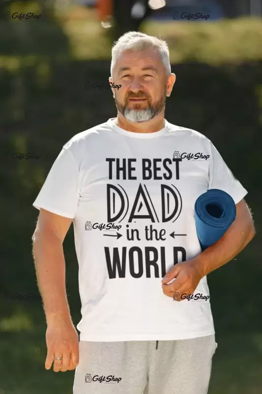 The best dad, tricou cu mesaj