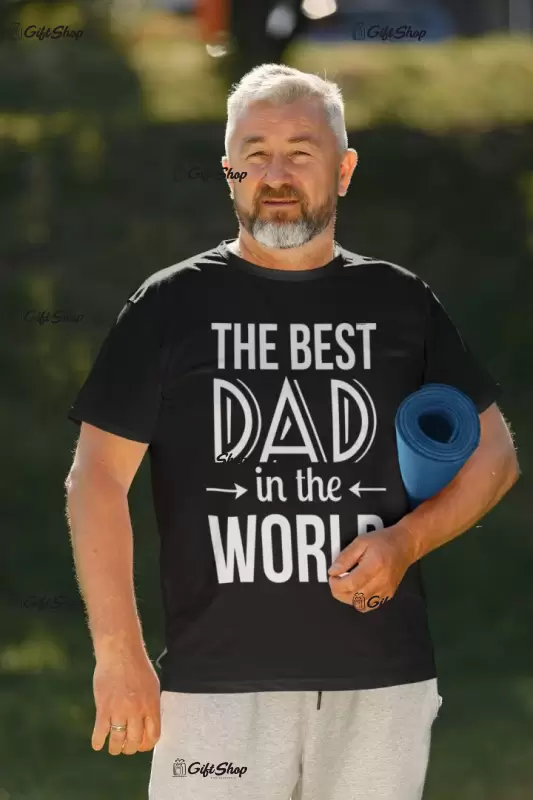 The best dad, tricou cu mesaj
