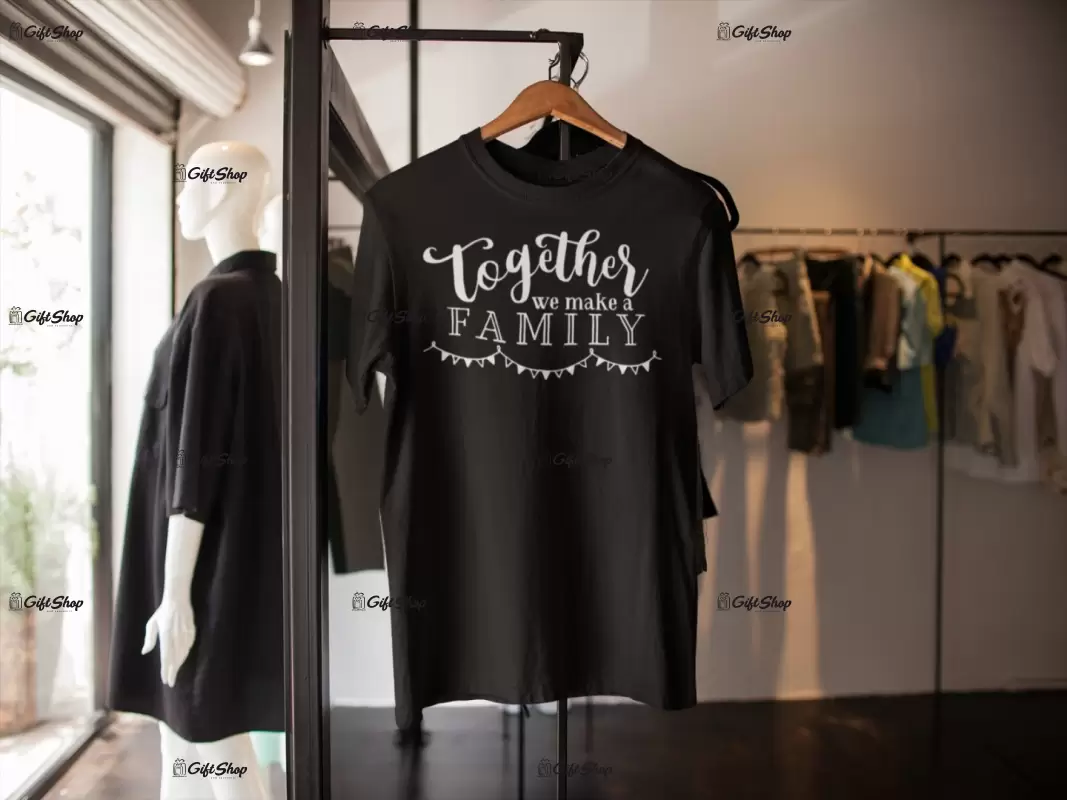 Together we make..., tricou cu mesaj