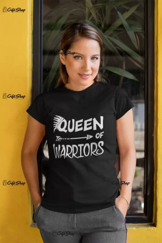 Tribe queen of warriors, tricou cu mesaj